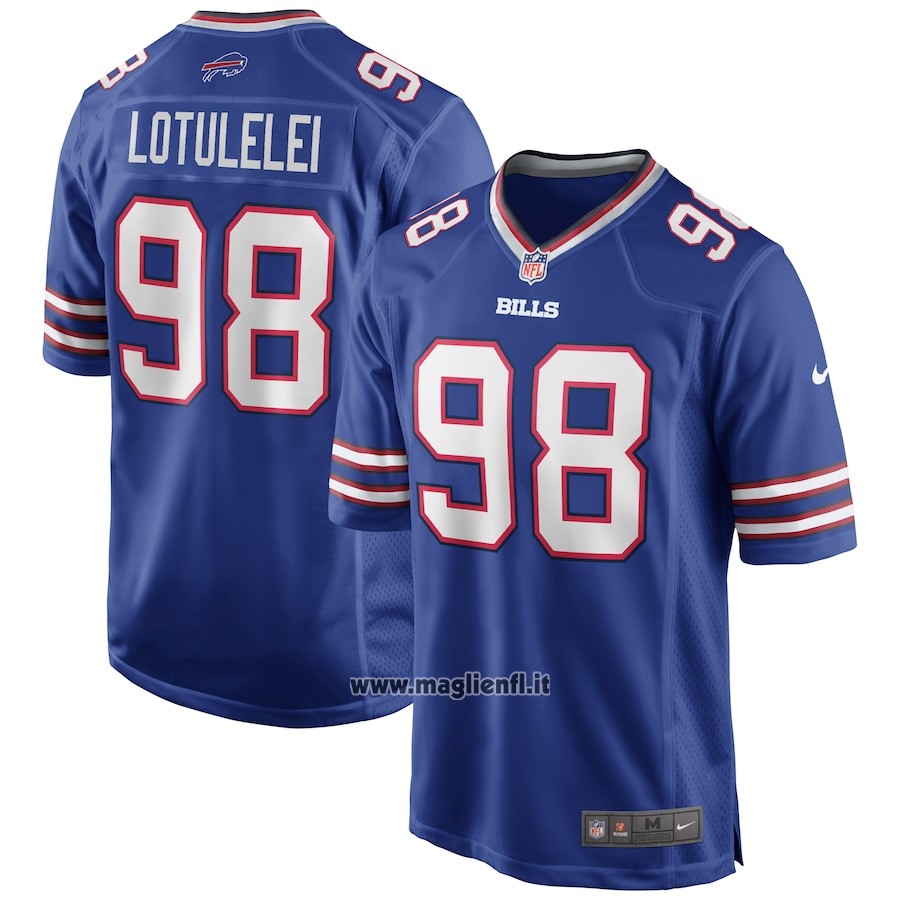 Maglia NFL Game Buffalo Bills Star Lotulelei Blu